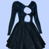 Midnight Orbit Cutout Dress