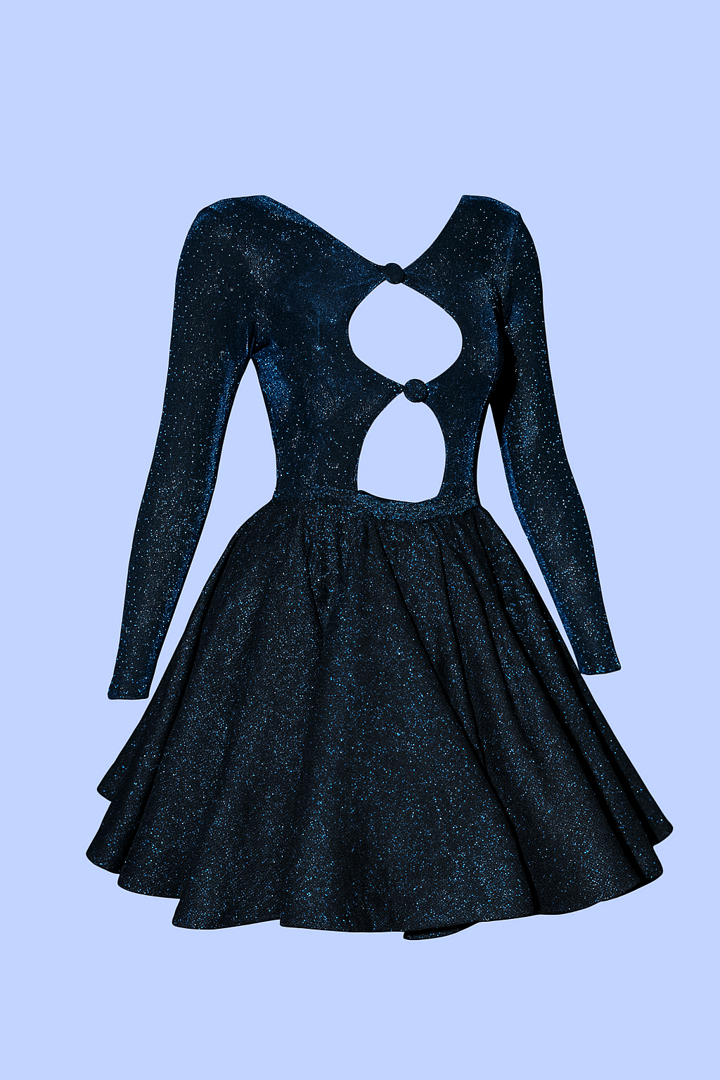 Midnight Orbit Cutout Dress