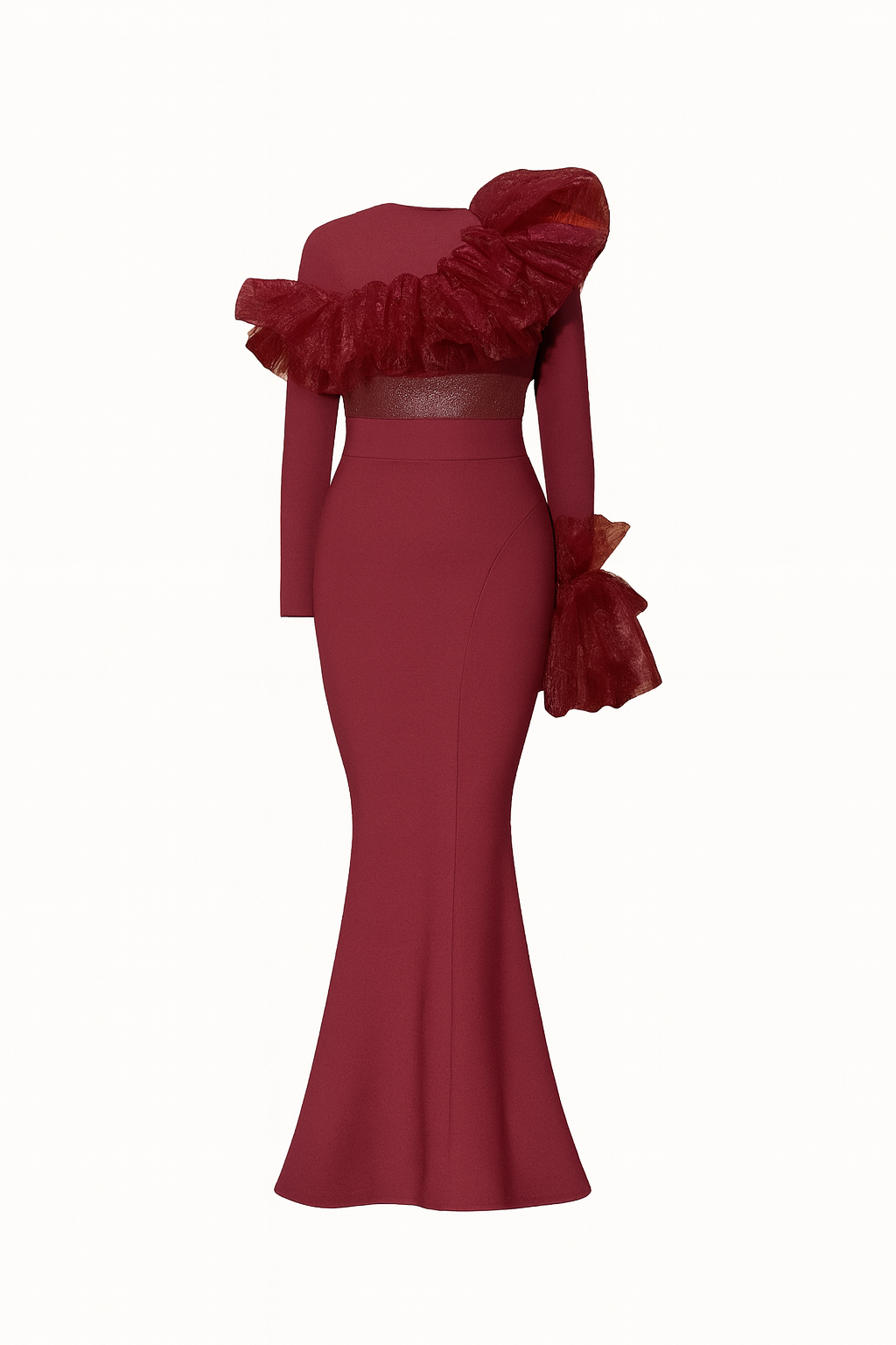 Crimson Reign Gown