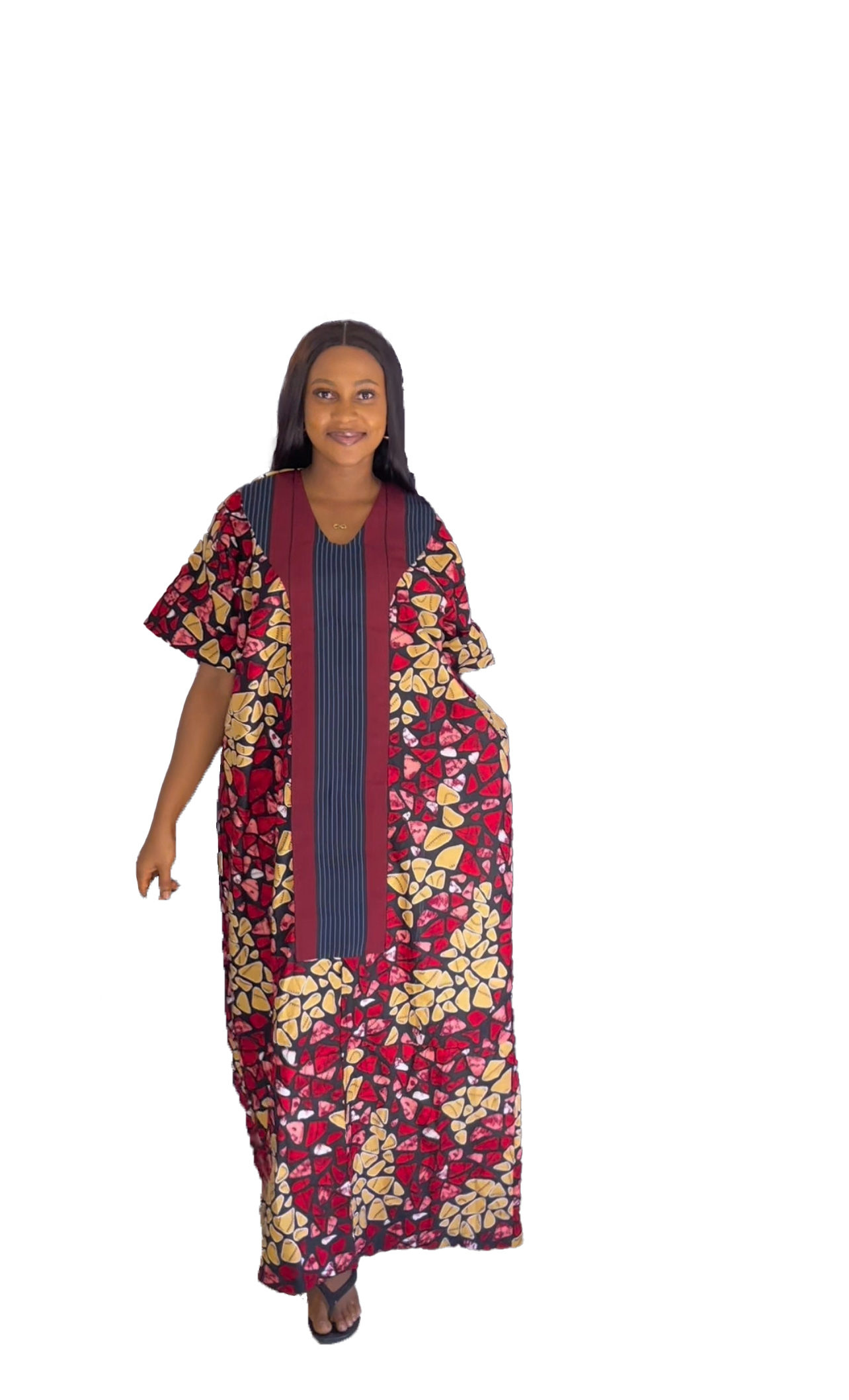 Dabari Burgundy Dress